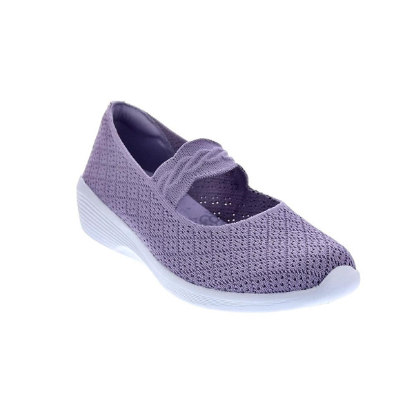 Bailarinas Skechers zapatos Mujer modelo Arya Thats Sweet Violeta Velcro