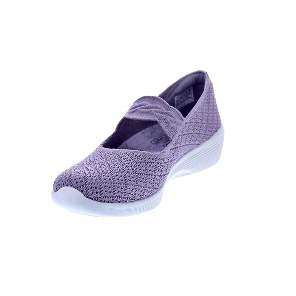 Bailarinas Skechers zapatos Mujer modelo Arya Thats Sweet Violeta Velcro