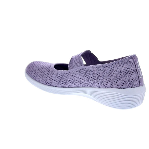 Bailarinas Skechers zapatos Mujer modelo Arya Thats Sweet Violeta Velcro