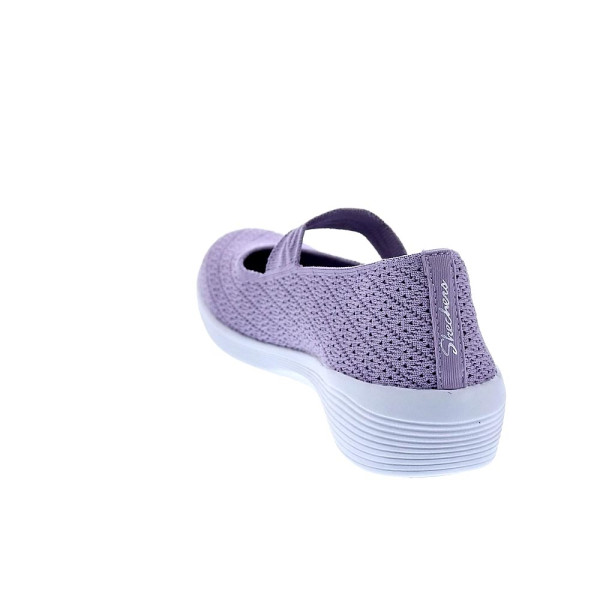 Bailarinas Skechers zapatos Mujer modelo Arya Thats Sweet Violeta Velcro