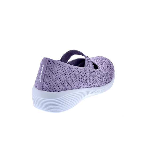Bailarinas Skechers zapatos Mujer modelo Arya Thats Sweet Violeta Velcro