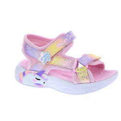 Sandalias Skechers zapatos Niña modelo Unicorn Dreams Rosa Velcro 2