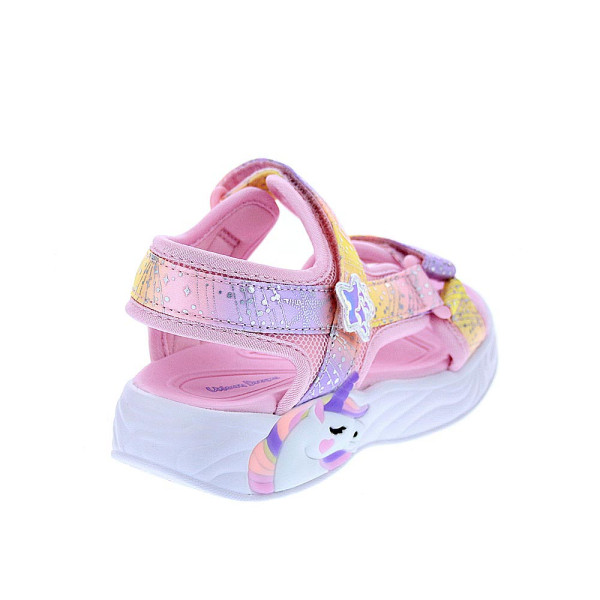 Sandalias Skechers zapatos Niña modelo Unicorn Dreams Rosa Velcro