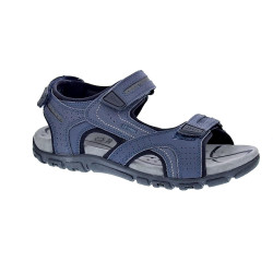 Sandalias Geox zapatos Hombre modelo Strada Azul Velcro 2
