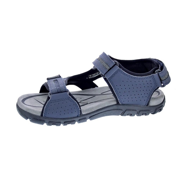 Sandalias Geox zapatos Hombre modelo Strada Azul Velcro