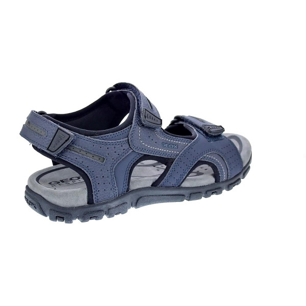 Sandalias Geox zapatos Hombre modelo Strada Azul Velcro