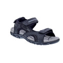 Sandalias Geox zapatos Hombre modelo Strada Negro Velcro