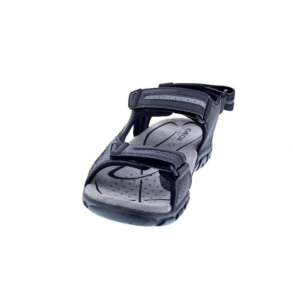 Sandalias Geox zapatos Hombre modelo Strada Negro Velcro