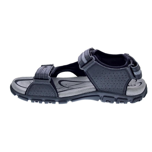 Sandalias Geox zapatos Hombre modelo Strada Negro Velcro