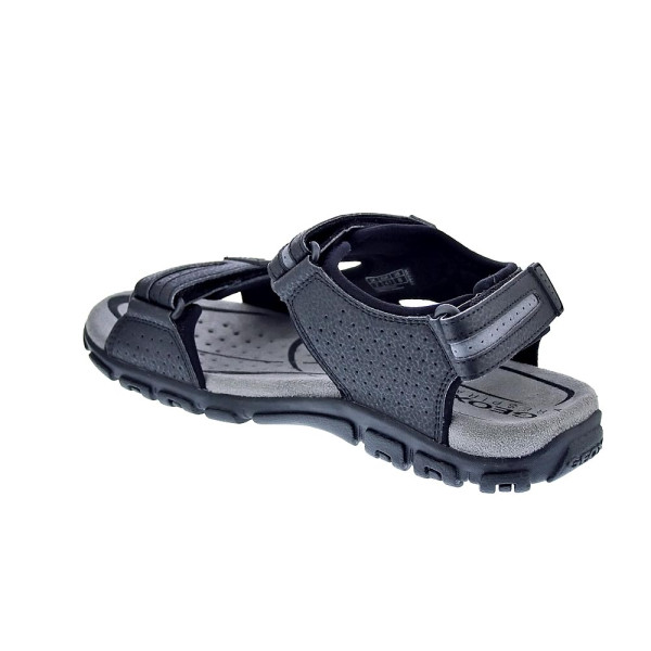 Sandalias Geox zapatos Hombre modelo Strada Negro Velcro