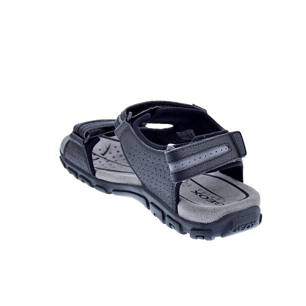 Sandalias Geox zapatos Hombre modelo Strada Negro Velcro