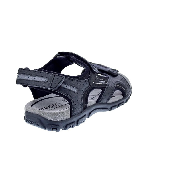Sandalias Geox zapatos Hombre modelo Strada Negro Velcro