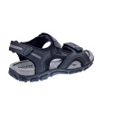 Sandalias Geox zapatos Hombre modelo Strada Negro Velcro