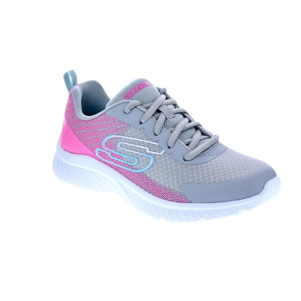 Zapatillas Skechers zapatos Niña modelo Microspec Plus Rosa Cordón