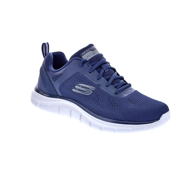 Zapatillas Skechers zapatos Hombre modelo Track Broader Azul Cordón