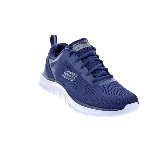Zapatillas Skechers zapatos Hombre modelo Track Broader Azul Cordón