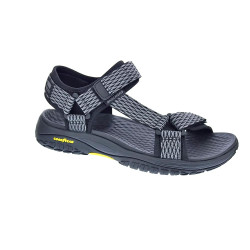 Sandalias Skechers zapatos Hombre modelo Lomell Rip Gris  2