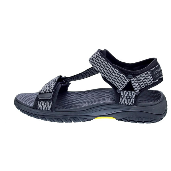 Sandalias Skechers zapatos Hombre modelo Lomell Rip Gris 