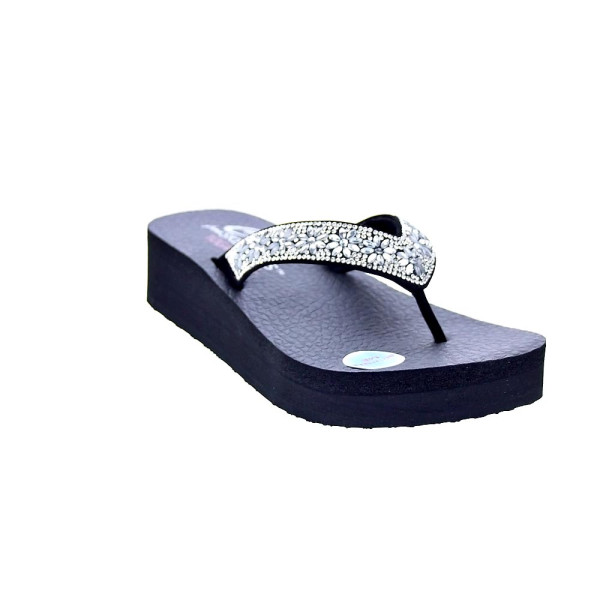 Chanclas Skechers zapatos Mujer modelo Vinyasa Wild Negro 