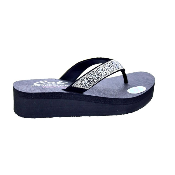 Chanclas Skechers zapatos Mujer modelo Vinyasa Wild Negro 