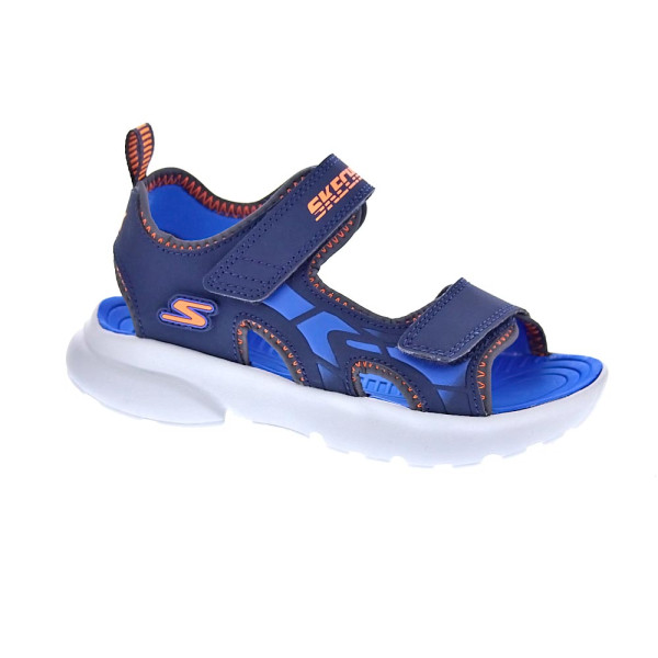 Sandalias Skechers zapatos Niño modelo Razor Azul 