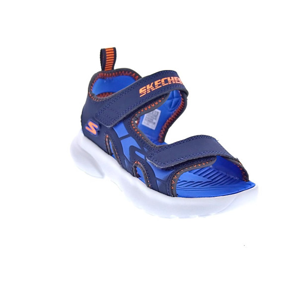 Sandalias Skechers zapatos Niño modelo Razor Azul 