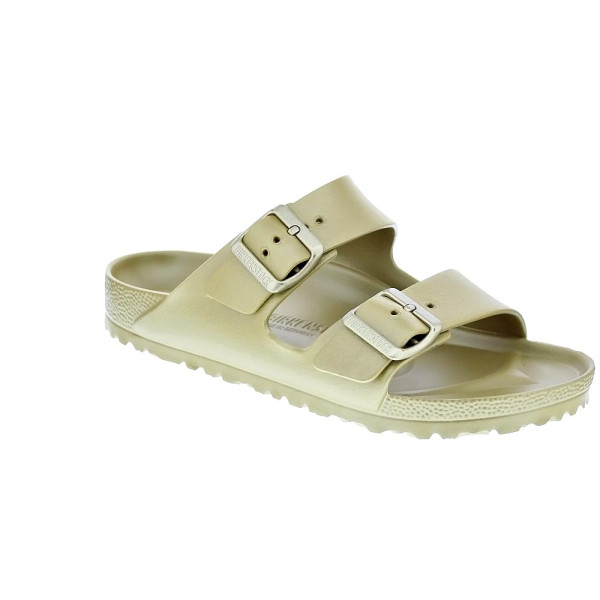 Chanclas Birkenstock zapatos Mujer modelo Arizona Eva Oro 