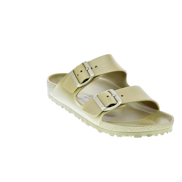 Chanclas Birkenstock zapatos Mujer modelo Arizona Eva Oro 