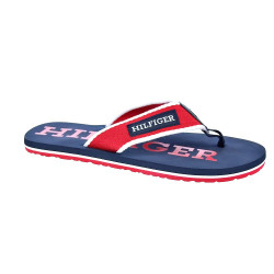 Chanclas Tommy Hilfiger zapatos Hombre modelo Patch Hilfiger Azul  2