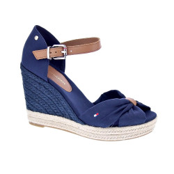 Sandalias Tommy Hilfiger zapatos Mujer modelo Basic Open Azul  2