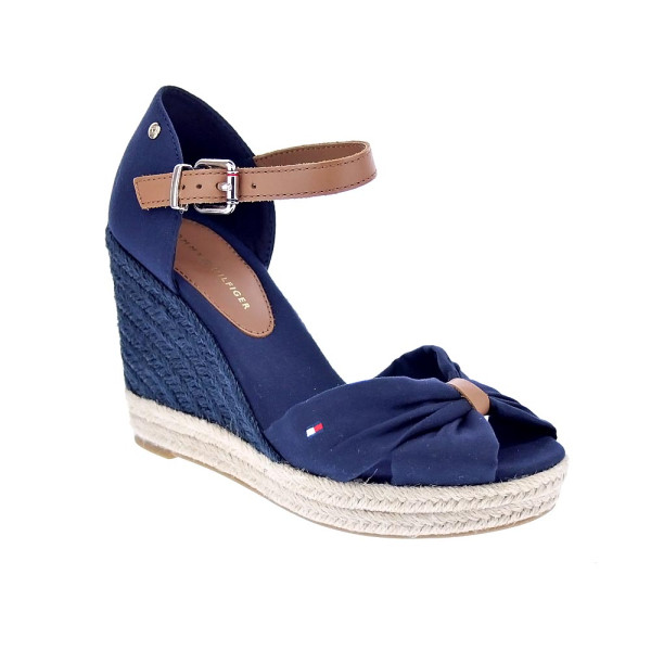 Sandalias Tommy Hilfiger zapatos Mujer modelo Basic Open Azul 