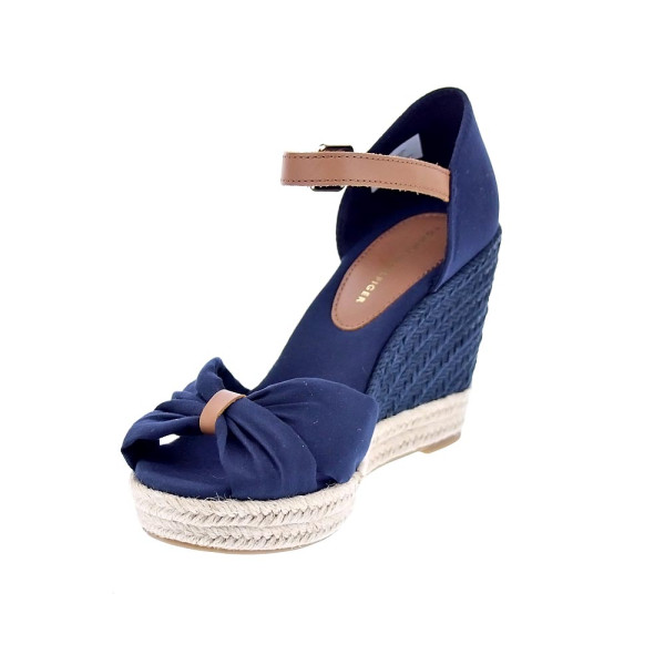 Sandalias Tommy Hilfiger zapatos Mujer modelo Basic Open Azul 