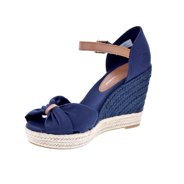 Sandalias Tommy Hilfiger zapatos Mujer modelo Basic Open Azul 