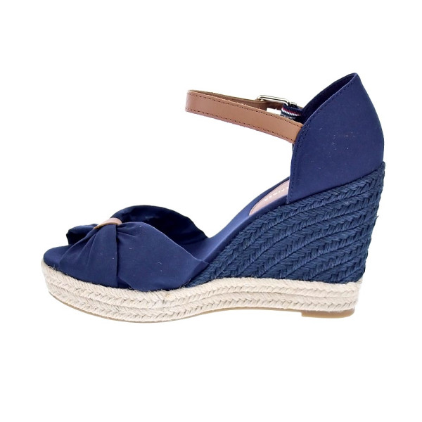 Sandalias Tommy Hilfiger zapatos Mujer modelo Basic Open Azul 