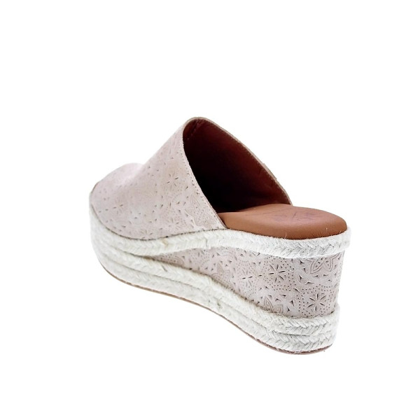 Sandalias Popa zapatos Mujer modelo Arenita Grabado Beige 