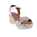Sandalias Popa zapatos Mujer modelo Abaka Amur Beige 
