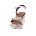 Sandalias Popa zapatos Mujer modelo Abaka Amur Beige 
