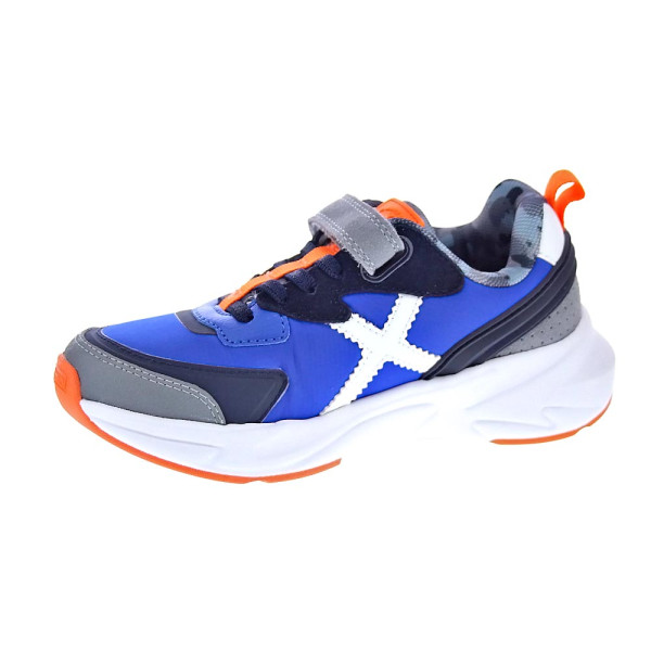 Zapatillas Munich zapatos Niño modelo Mini Track Azul Cordón
