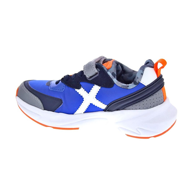 Zapatillas Munich zapatos Niño modelo Mini Track Azul Cordón