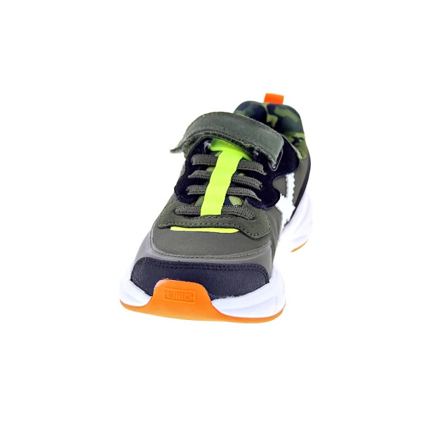 Zapatillas Munich zapatos Niño modelo Mini Track 100 Gris Cordón