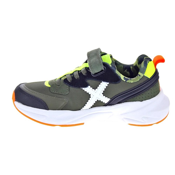 Zapatillas Munich zapatos Niño modelo Mini Track 100 Gris Cordón