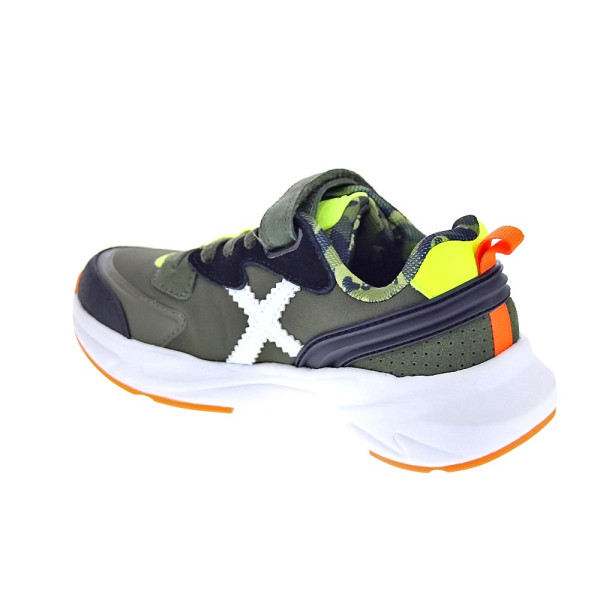 Zapatillas Munich zapatos Niño modelo Mini Track 100 Gris Cordón