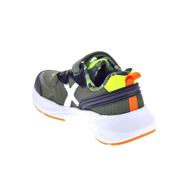 Zapatillas Munich zapatos Niño modelo Mini Track 100 Gris Cordón