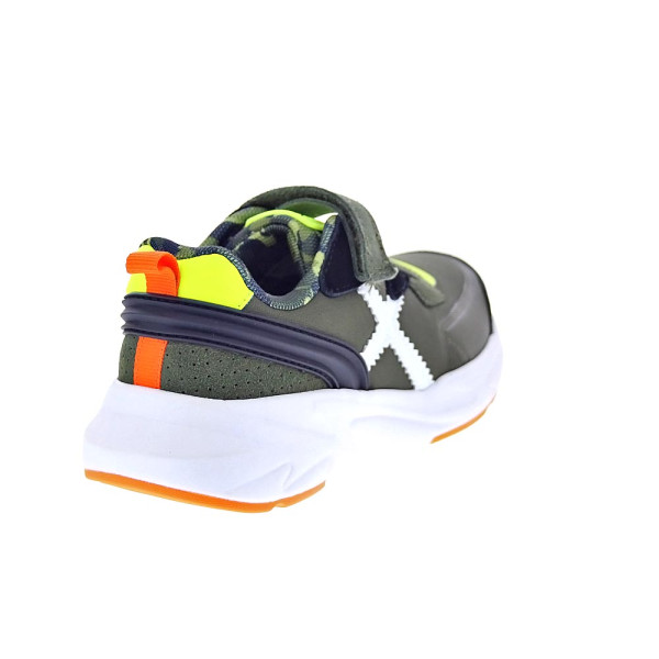 Zapatillas Munich zapatos Niño modelo Mini Track 100 Gris Cordón