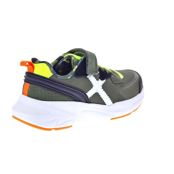 Zapatillas Munich zapatos Niño modelo Mini Track 100 Gris Cordón