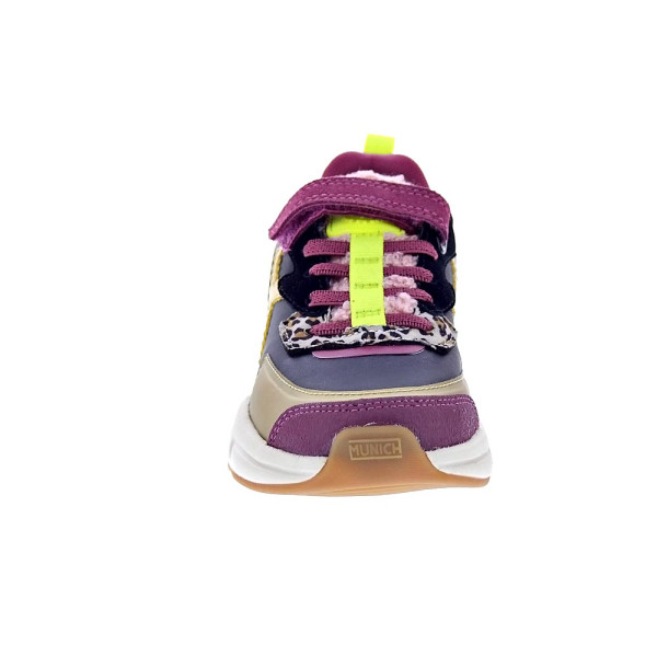 Zapatillas Munich zapatos Niña modelo Mini Track vco 98 Rosa Cordón