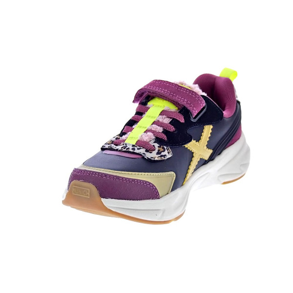 Zapatillas Munich zapatos Niña modelo Mini Track vco 98 Rosa Cordón