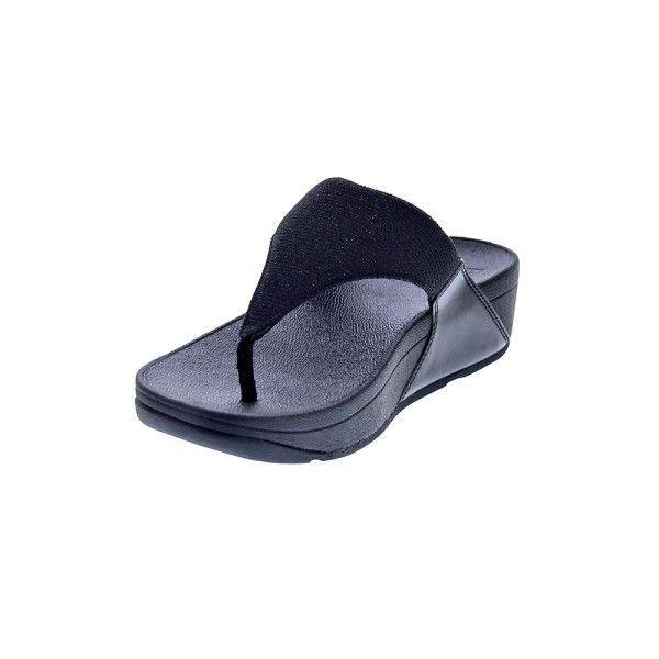 Sandalias FitFlop zapatos Mujer modelo Lulu Shimmer Negro 