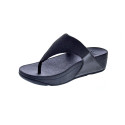 Sandalias FitFlop zapatos Mujer modelo Lulu Shimmer Negro 