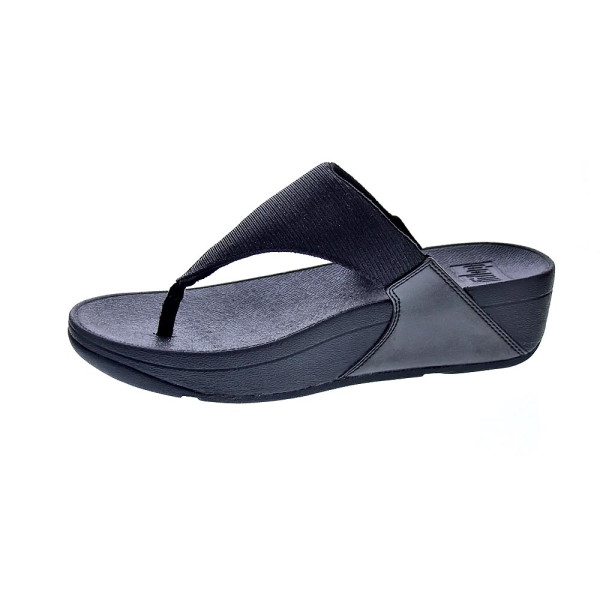 Sandalias FitFlop zapatos Mujer modelo Lulu Shimmer Negro 